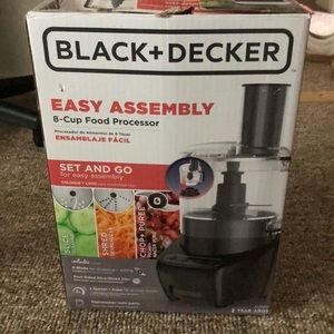 Black & Decker 8 Cup Food Processor